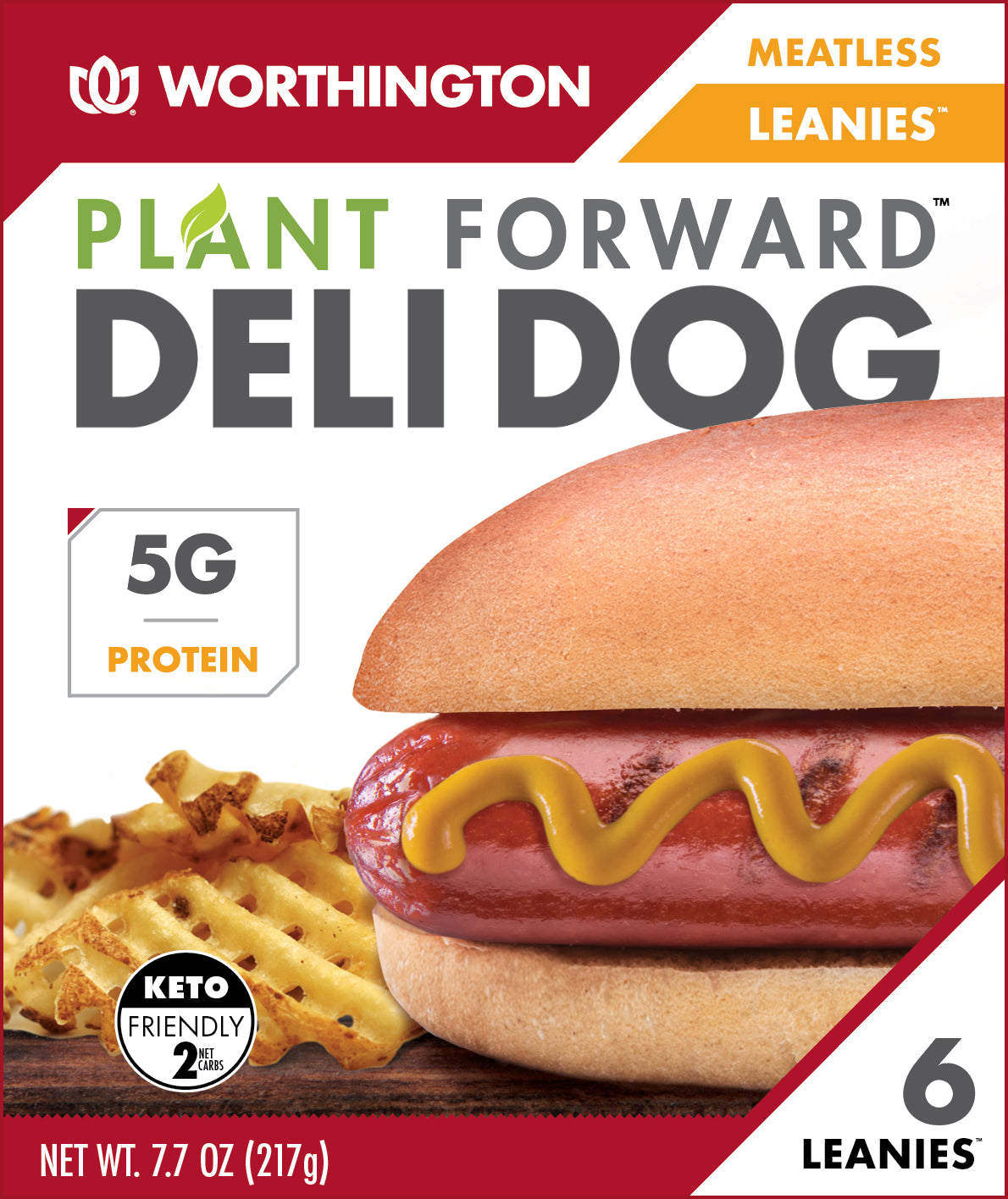 Worthington Leanies - Deli Dogs - 6 ct (2-Boxes) | Vegefood