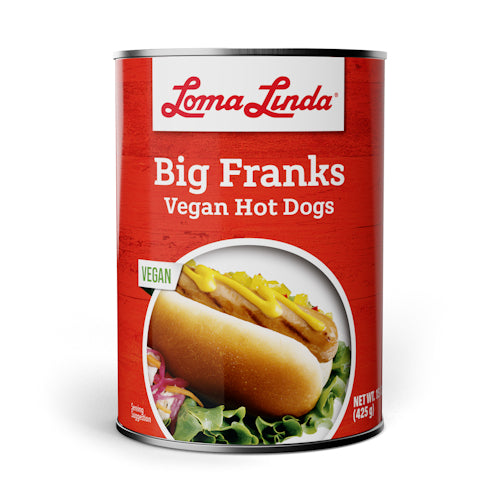 Big Franks - Lomda Linda - 15oz. - Delicious Vegan Hot Dogs | Vegefood