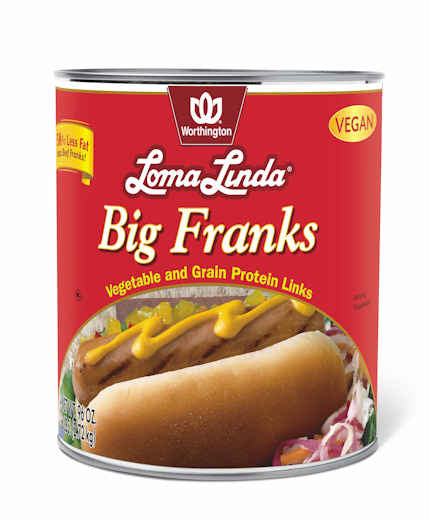 Loma Linda - Big Franks 104 oz. - Family Size | Vegefood