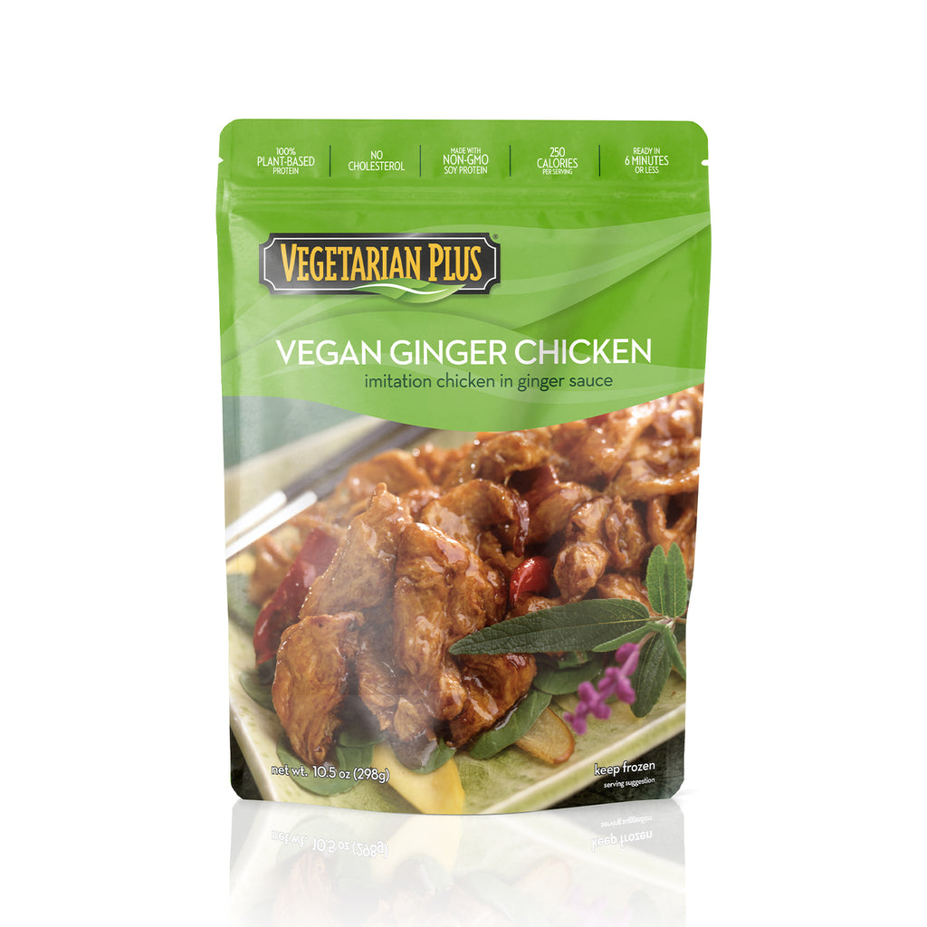 Vegetarian Plus - Vegan Ginger Chicken - 10.5oz.