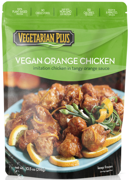 veganing vegann Vegetarian Plus - Orange Chicken with Sauce - 10.5oz. | Vegefood