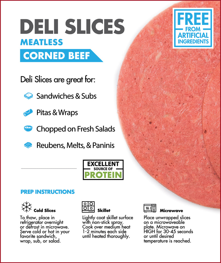 Worthington - Deli Slices - Corned Beef - 6.9oz. (2-Boxes)