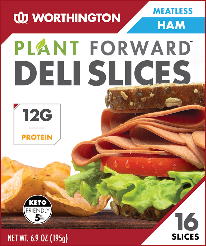 Worthington - Deli Slices - Ham - 6.9oz. (2-Boxes)