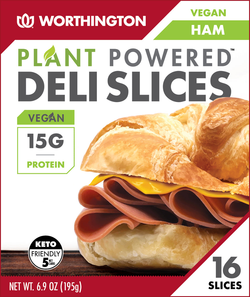 Worthington - Deli Slices - Vegan Ham - 6.9oz. (2-Boxes) | Vegefood