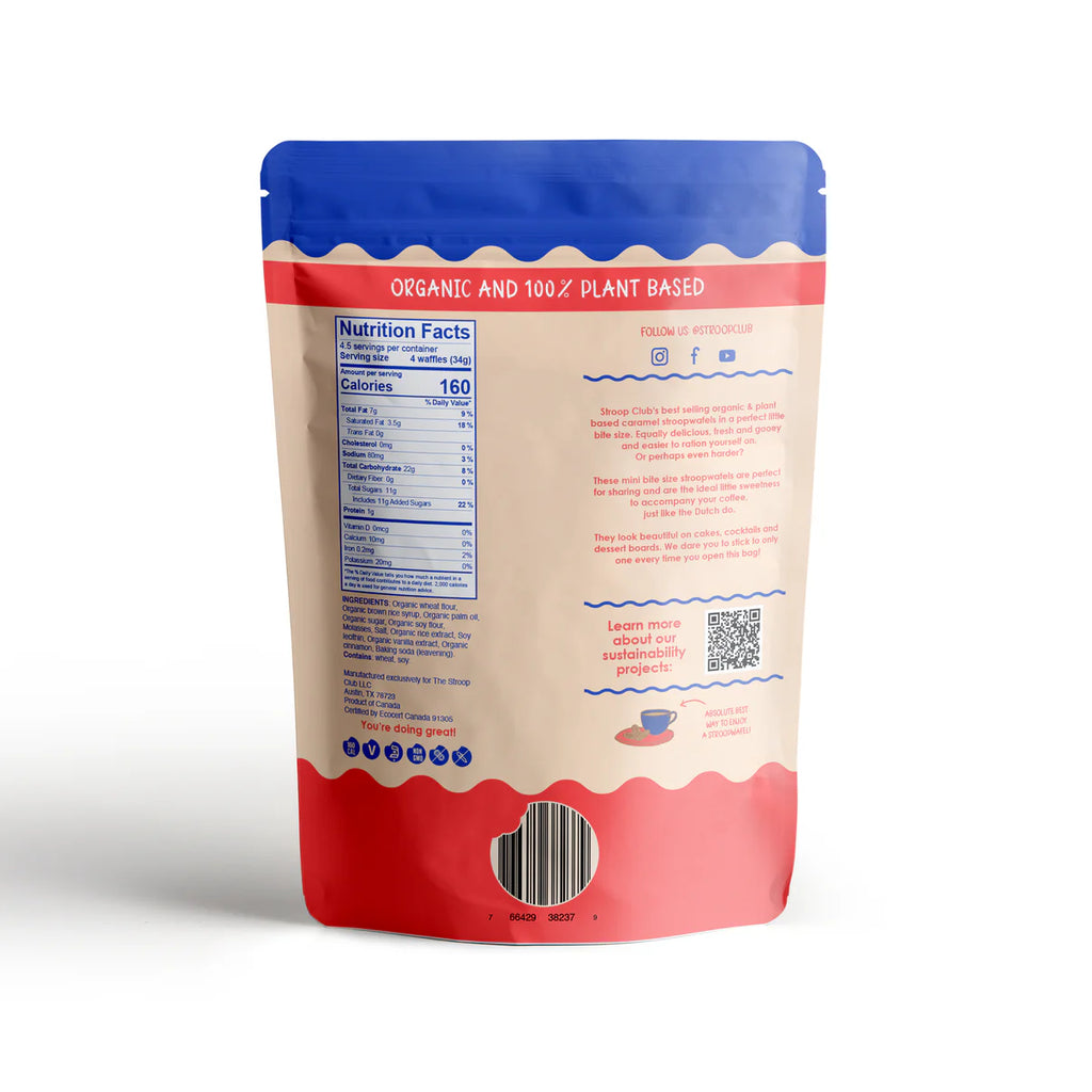 Stroop Club - Mini Caramel - 5.3 oz. | Vegefood