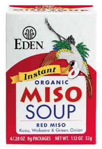 Eden Foods - Instant Red Miso Soup 4-0.28oz