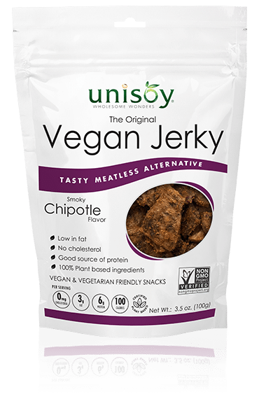Unisoy Vegan Jerky - Smoky Chipotle - 3.5oz
